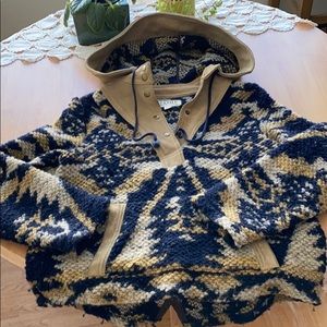 Wool camping sweater, needs to be dry cleaned